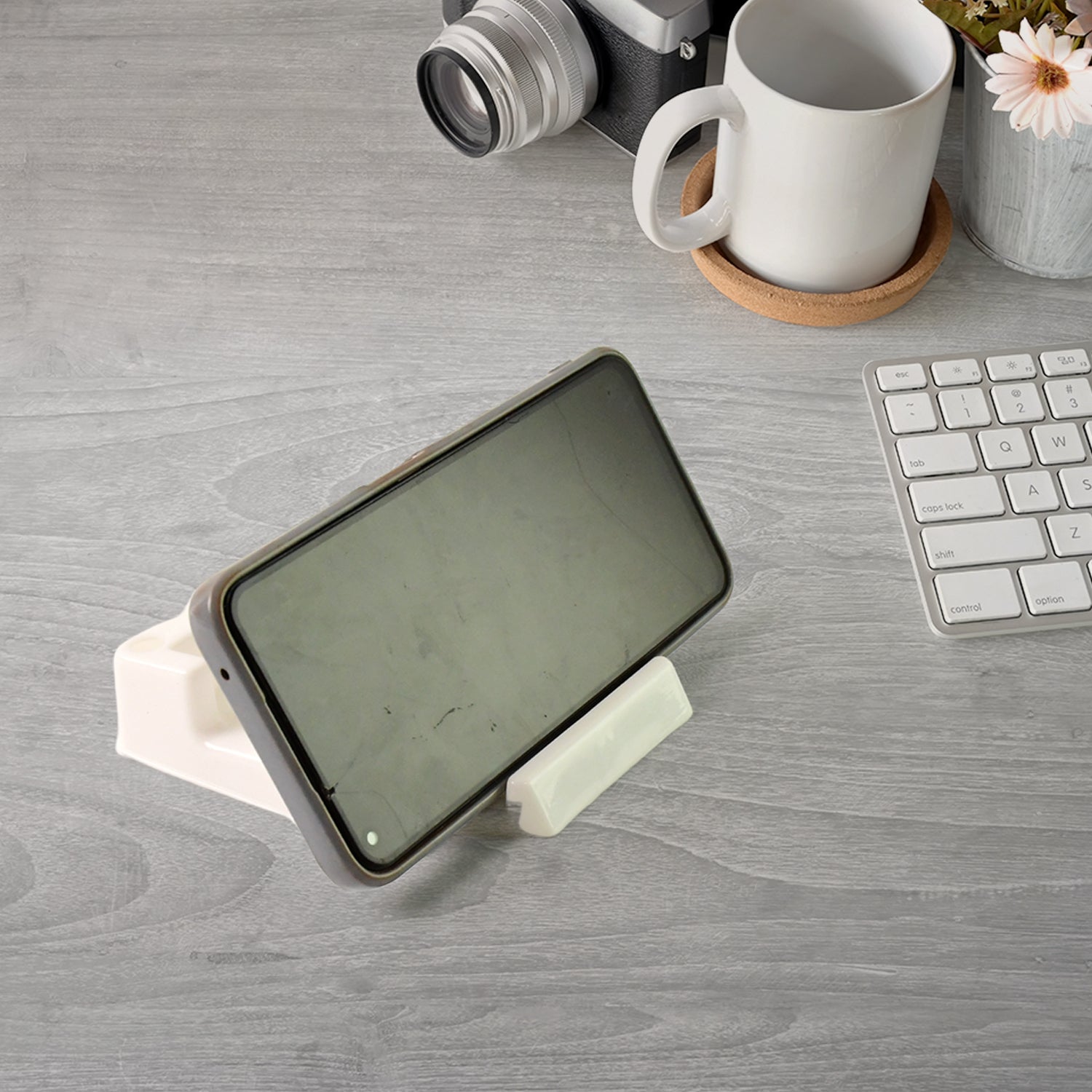 Plastic Mobile Phone Stand Holder (1 Pc) Plastic Mobile Phone Stand Holder (1 Pc)